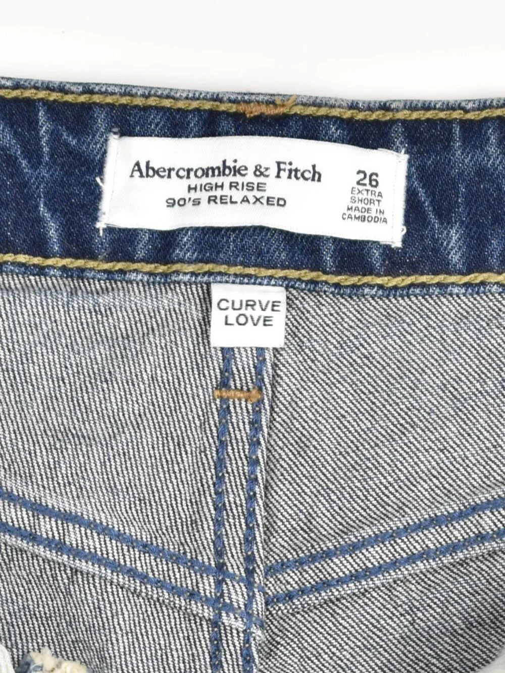 Abercrombie & Fitch 90's Relaxed High Rise Jeans - 26
